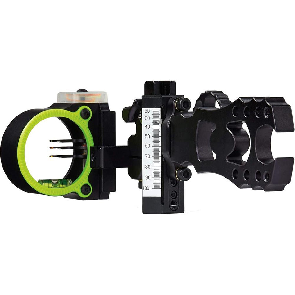 Black Gold Ascent Verdict HD Head 3-Pin .019 RH Bow Sight 4" Dovetail Mount