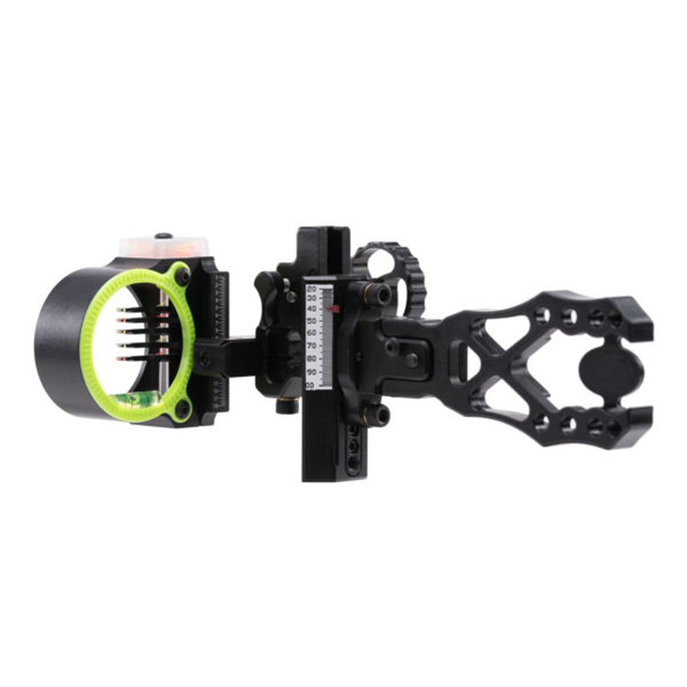 Black Gold Ascent Verdict 4" Dovetail .019 5-Pin HD Scope Bow Sight RH