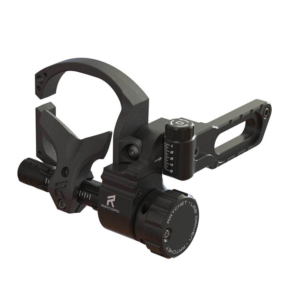 Ripcord Ratchet RH Arrow Rest Limb Driven IMS Mount Micro Adjustable Full Capture Whale Tail