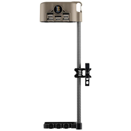 TightSpot Airlock Saddle Tan 4 Arrow Quiver with HexRod Carbon Spine