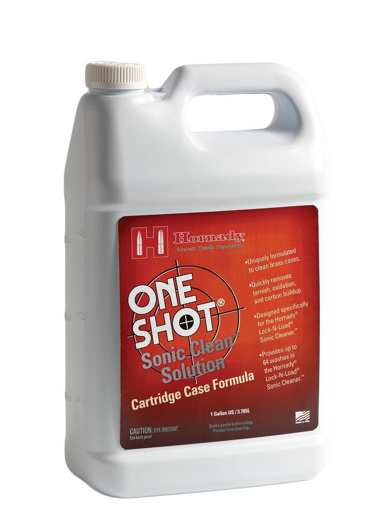 Hornady One Shot Sonic Cleaning Solution 1 Gallon Cartridge Case Formula