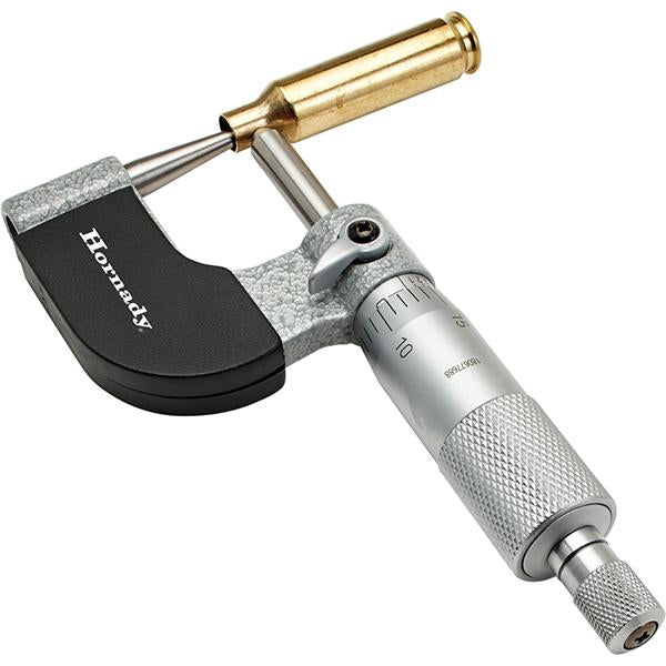 Hornady Vernier Ball Micrometer Reloading Tool with Spindle Lock
