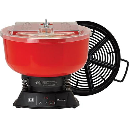 Hornady Magnum Vibratory Tumbler with 8-Hour Digital Timer for Brass Cleaning