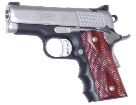 Pearce Grip Finger Groove Rubber Insert for 1911 Compact Pistol Grips