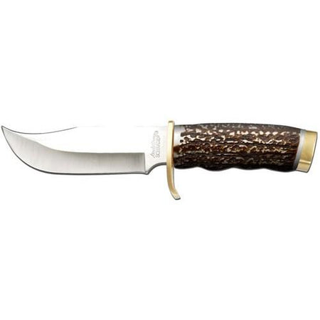 Uncle Henry Next Generation Stagalon Handle Fixed Clip Point Blade Knife 5-1/2"