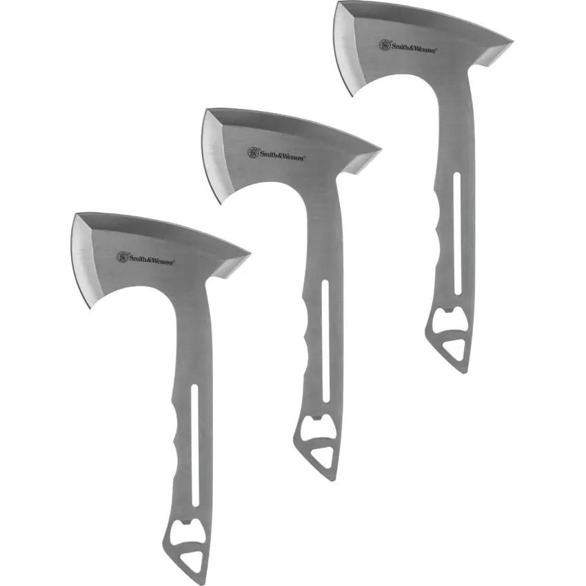 Smith & Wesson Hawkeye Set of 3 Throwing Axes with Sharpened Edge