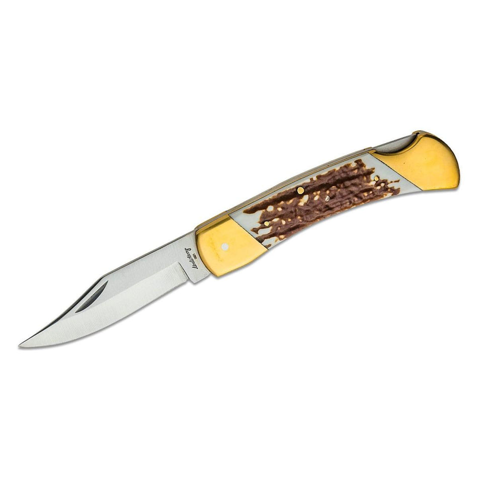 Uncle Henry Bear Paw Next Gen Folding Knife Staglon Handle LB8CP