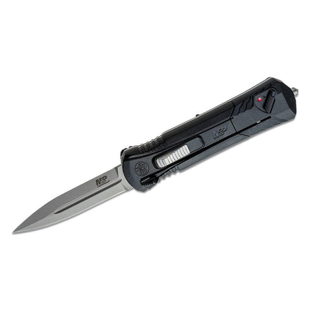 Smith & Wesson MPOTF10 OTF Assisted Spear Point Knife 3.5" Blade Black Bead Blast Finish
