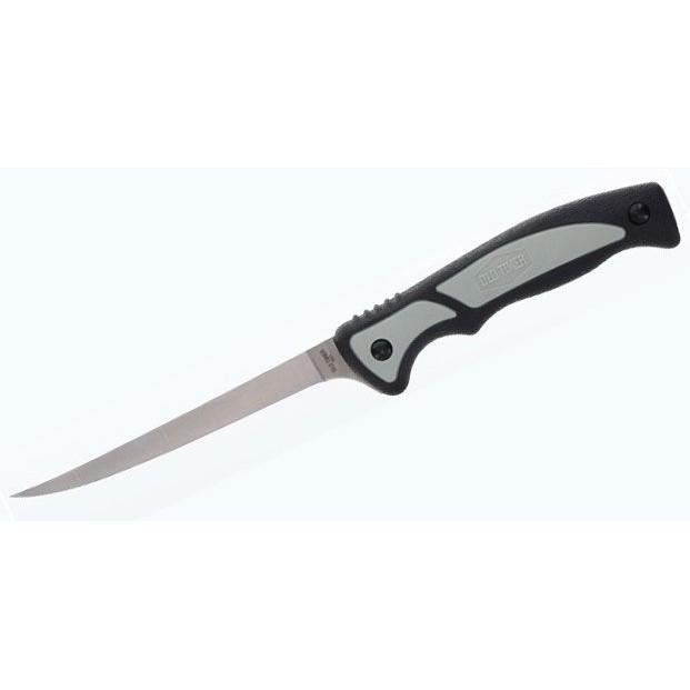 Old Timer Trail Boss Fillet Knife Black Grey 5.25" Flexible Blade