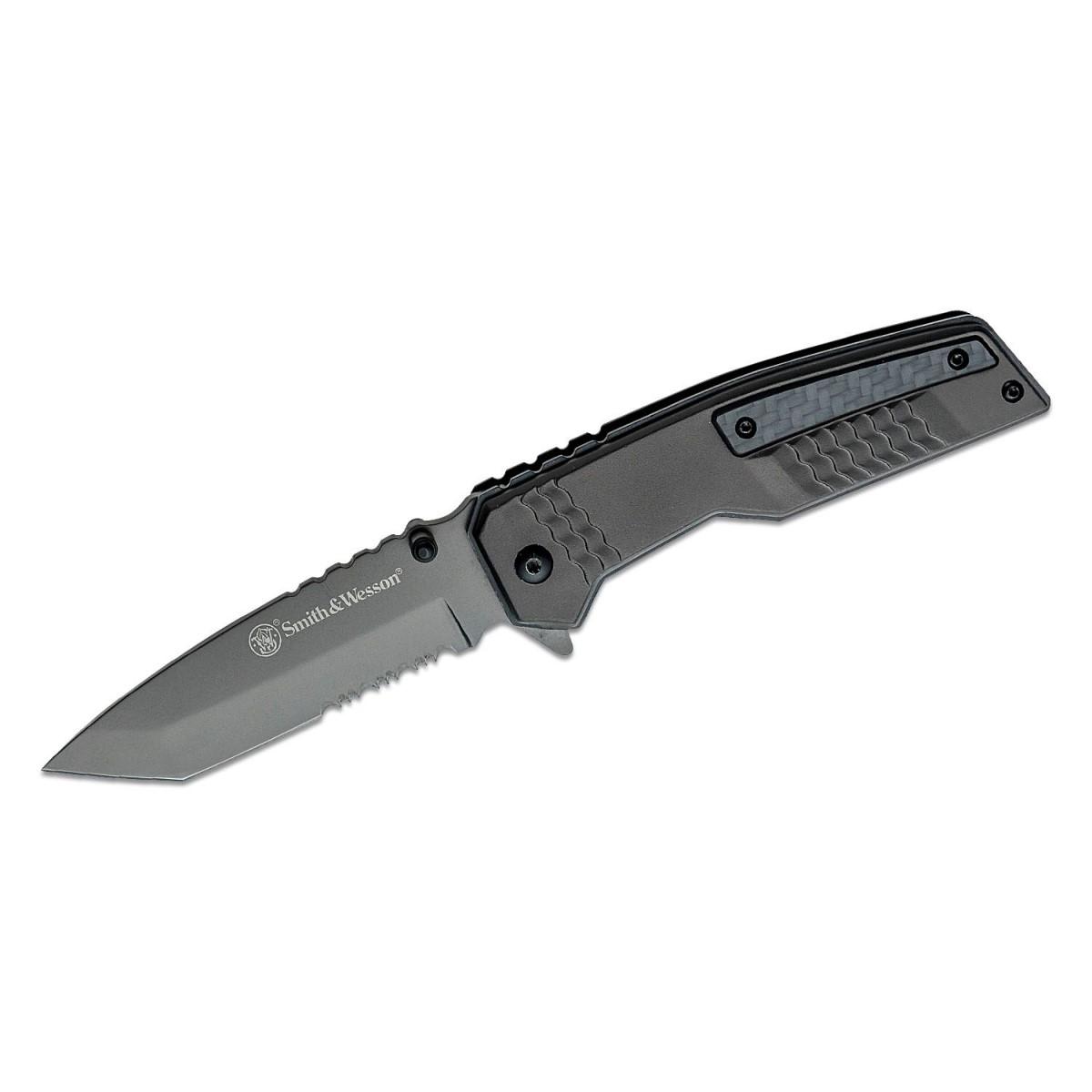 Smith & Wesson Spec Ops Carbon Folder 3.5" Blade Black - Tactical Assisted Opening