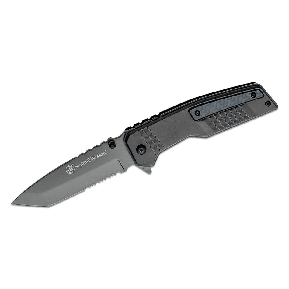 Smith & Wesson Spec Ops Carbon Folder 3.5" Blade Black - Tactical Assisted Opening
