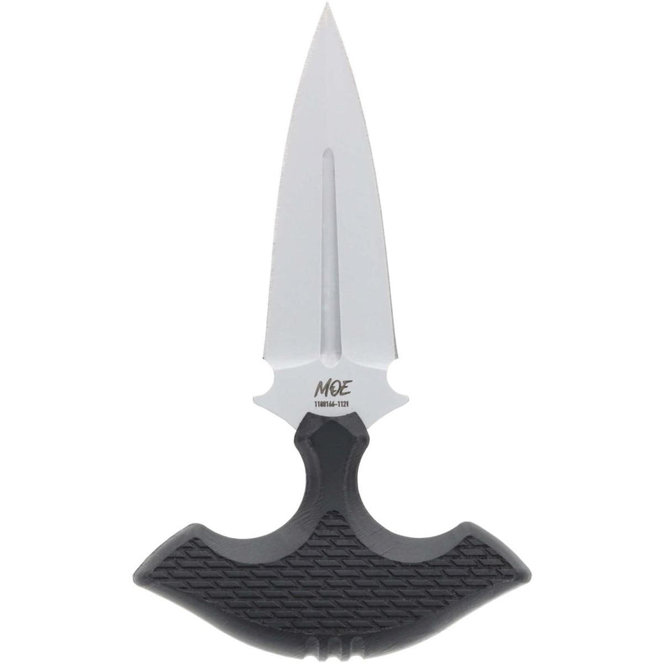 Schrade MOE Alpha Delta Series Fixed Blade Knife 3-1/4" Black AUS-10 Steel