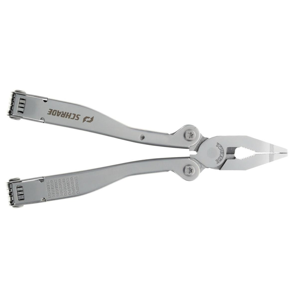 Schrade Tough Tool Silver Folding Multi-Tool Delta Class