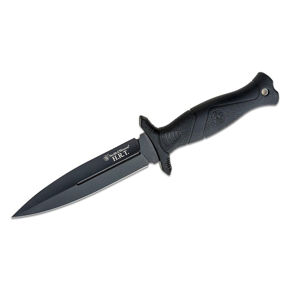 Smith & Wesson HRT Black Fixed Blade Boot Knife with 5-1/2 Inch Blade
