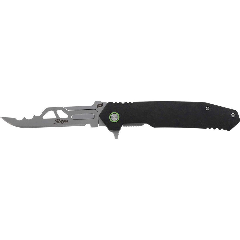 Schrade Stryche Enrage 6 Black Carbon Fiber 2.2" Replaceable Blade Folding Knife