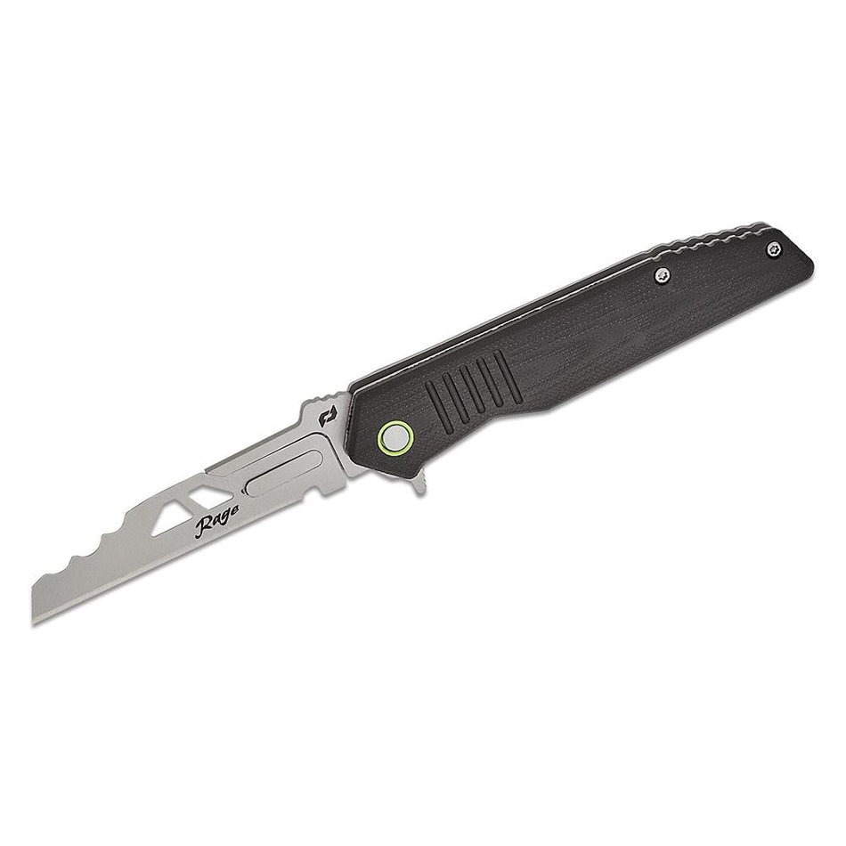 Schrade Nitro Enrage 7 Everyday Carry Folding Knife 2.5" Black Utility Blade