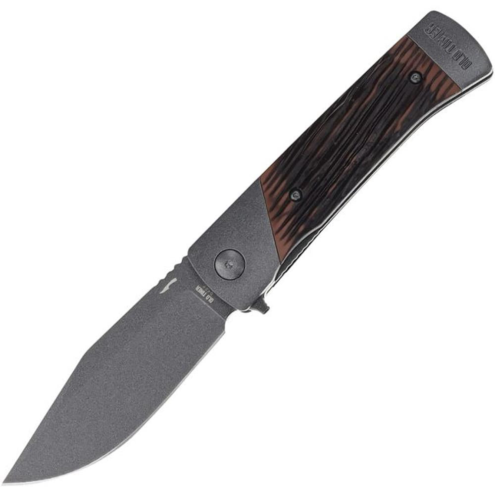 Old Timer Frontier 3-3/4" Clip Point Folding Knife with Rosewood Handle