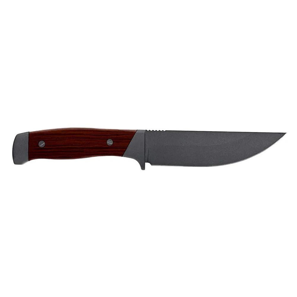 Old Timer Frontier Fixed Blade Full Tang Hunting Knife 5" Drop Point Luxewood Handle