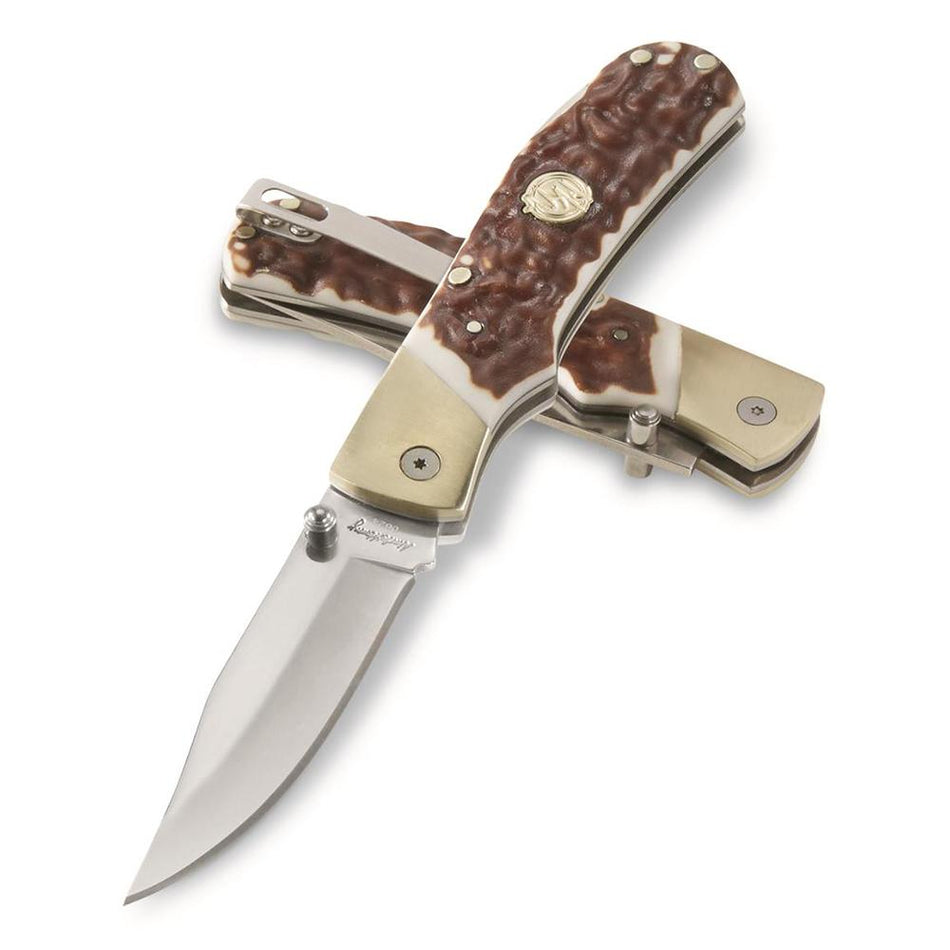 Uncle Henry 7UH Next Generation Lock-Back Folder 3-4/5" Clip Point Blade Staglon