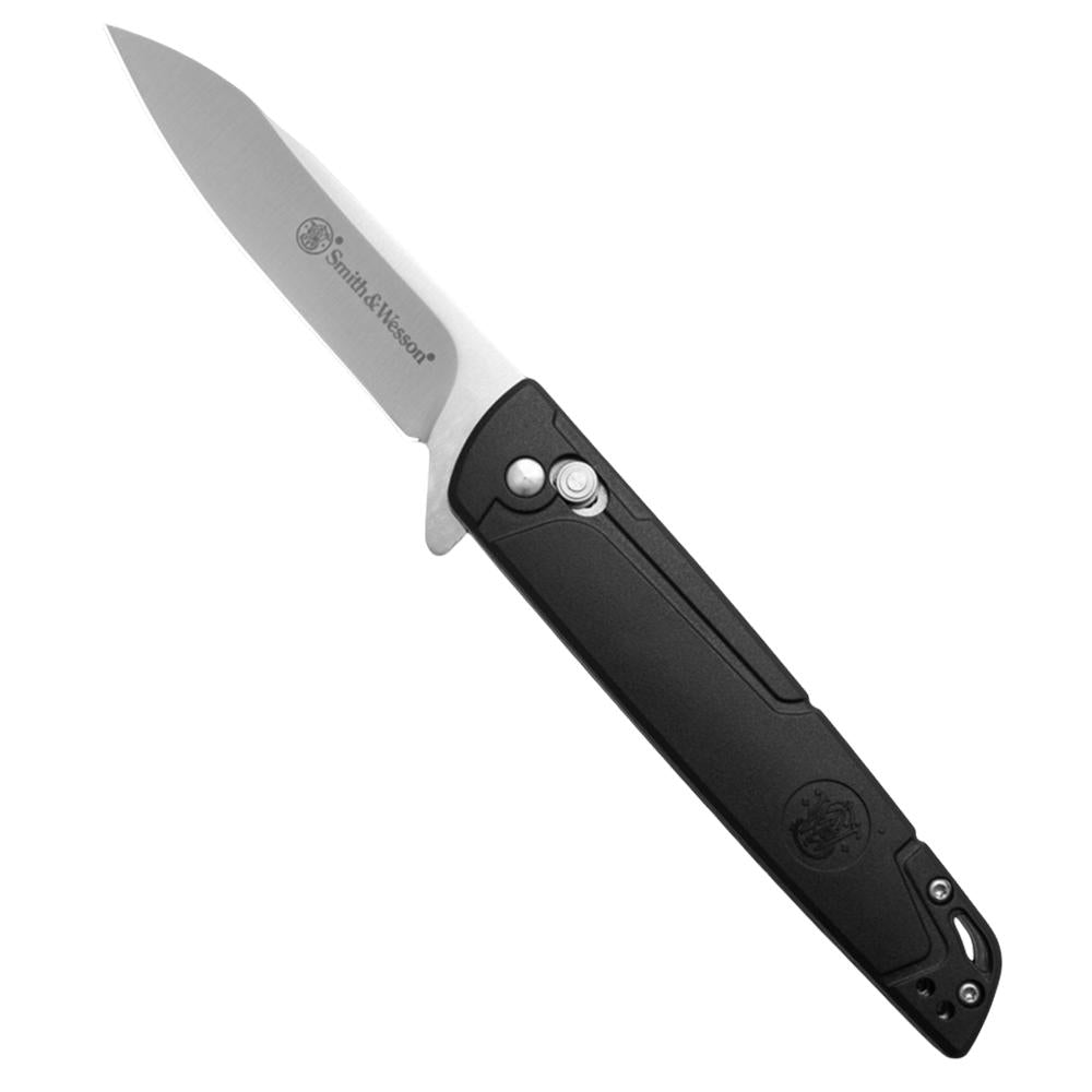 Smith & Wesson 24/7 Crossbar EDC Folding Knife Black 3-1/4" Blade