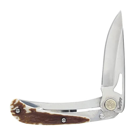 Uncle Henry 3UH Folding Knife Large 2-7/10" Drop Point Staglon Handle
