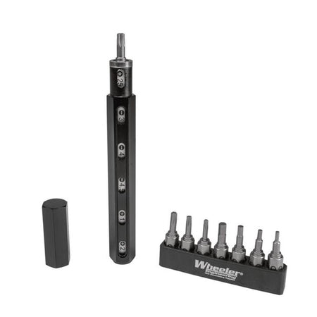Wheeler Multi-Driver Tool Pen Aluminum Handle 6-Bit Internal Storage
