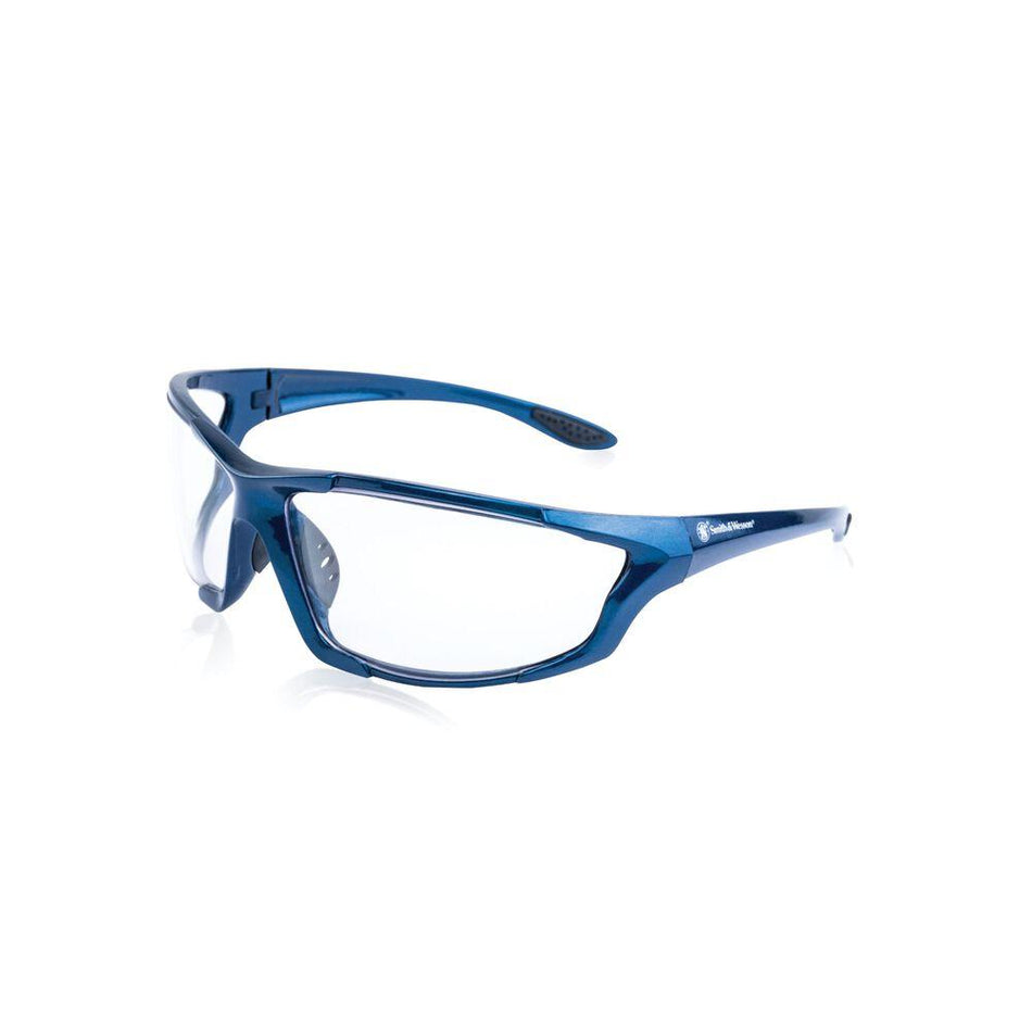 Smith & Wesson Major Full Frame Range Shooting Glasses Blue Frame with Clear Lens