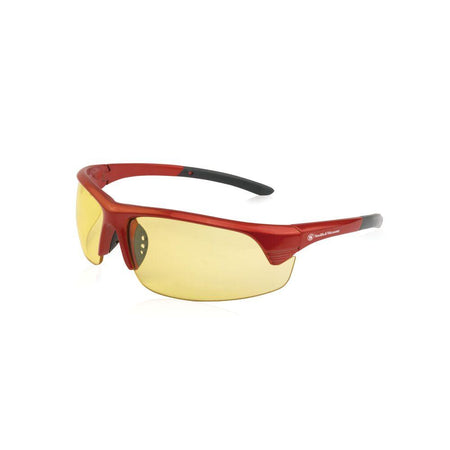 Smith & Wesson Corporal Half Frame Range Shooting Glasses Red Frame with Amber Lens