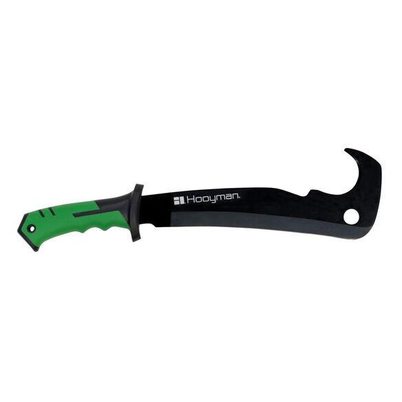 Hooyman Hook'em Machete Green 17-1/2 Inch Blade with Sheath