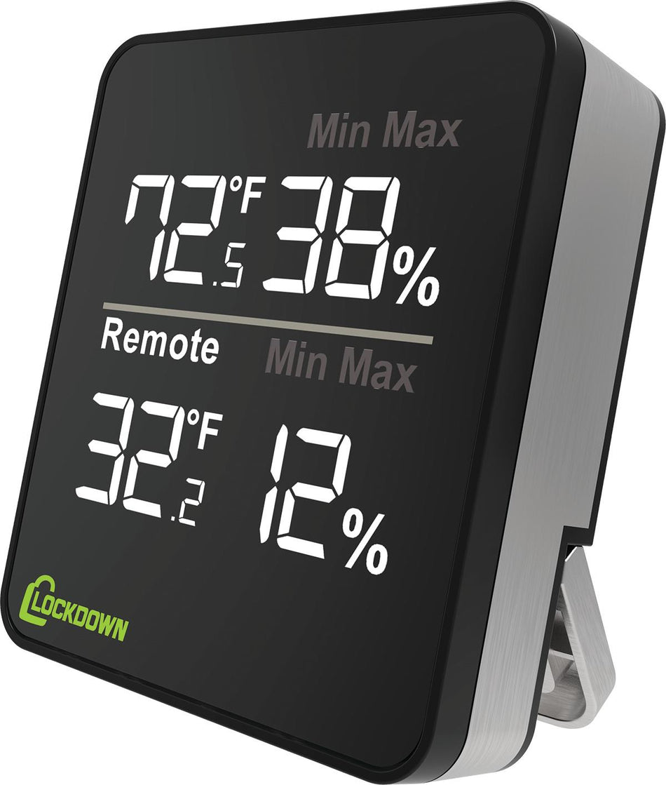 Lockdown Wireless Hygrometer for Safe and Storage Humidity Control