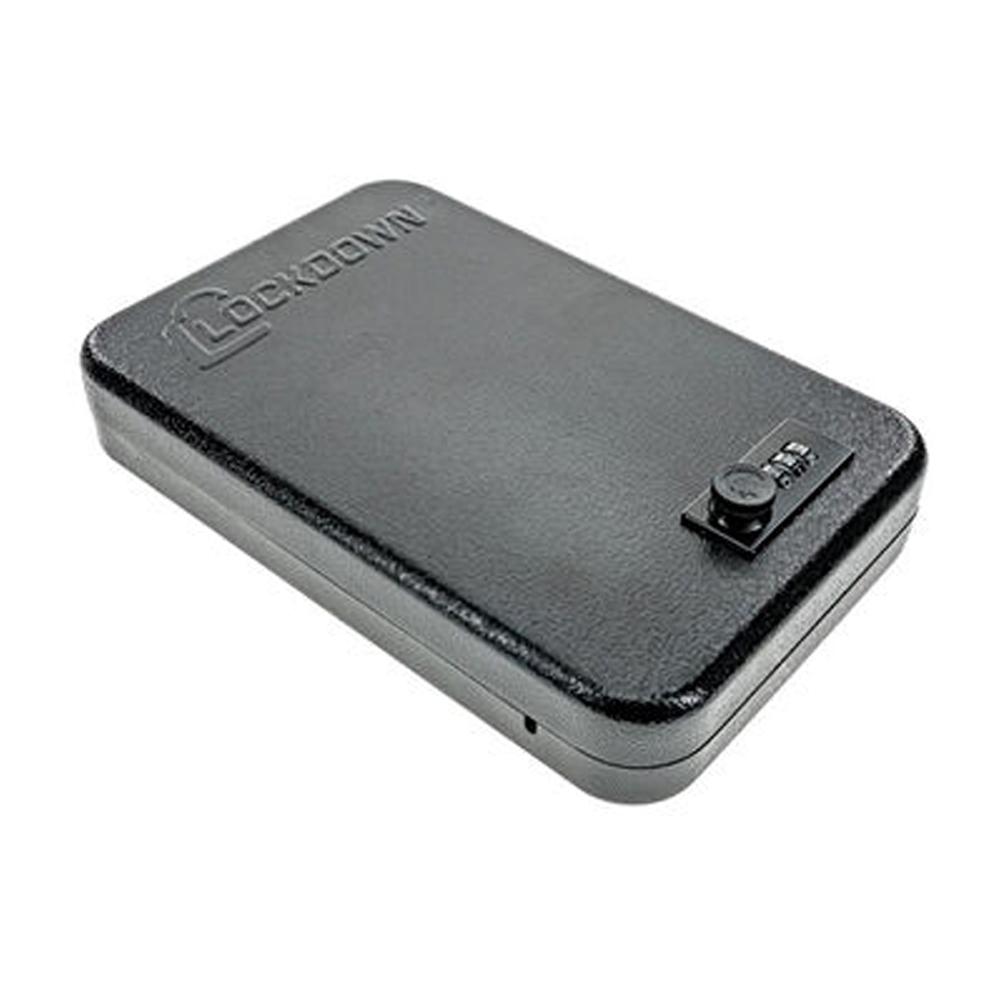 Lockdown Compact Steel Handgun Vault with Combination Lock