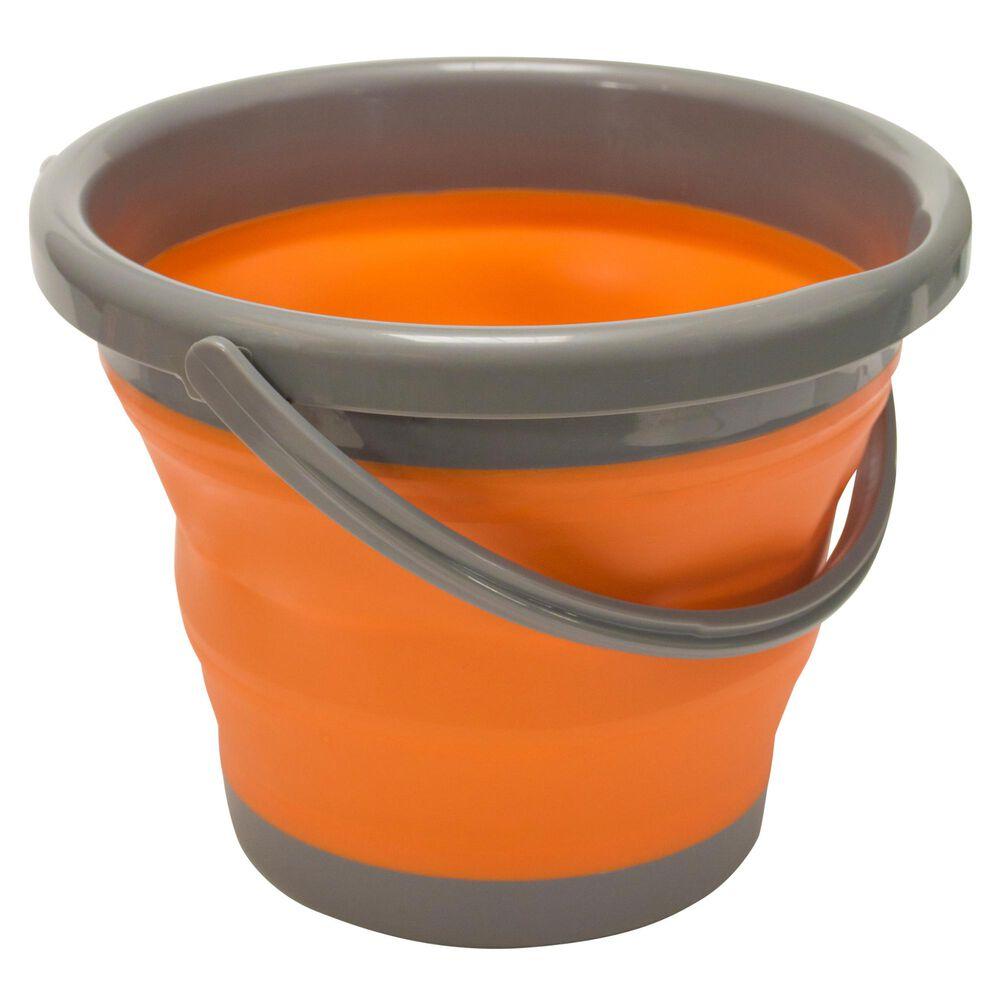 UST FlexWare Bucket Orange 2.0 Durable Collapsible 10-Liter Design