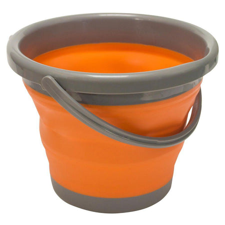 UST FlexWare Bucket Orange 2.0 Durable Collapsible 10-Liter Design