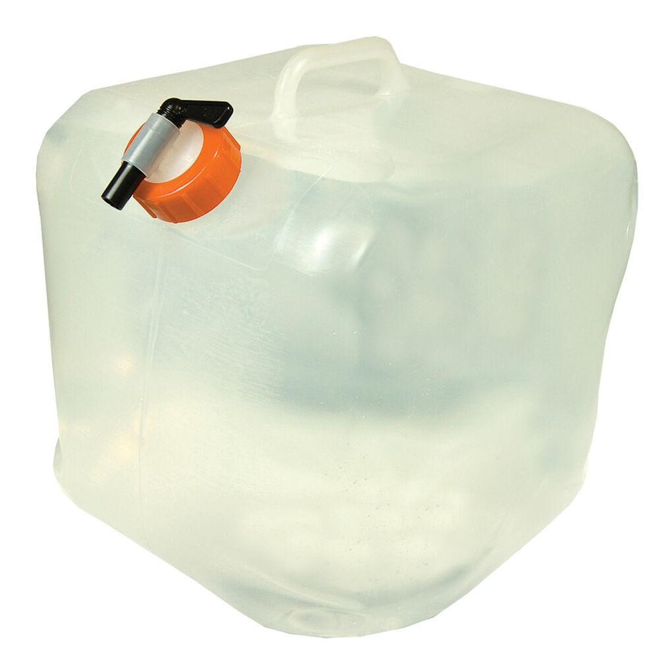Ultimate Survival Water Cube 5 Gallon Clear - Durable Polyethylene Carrier