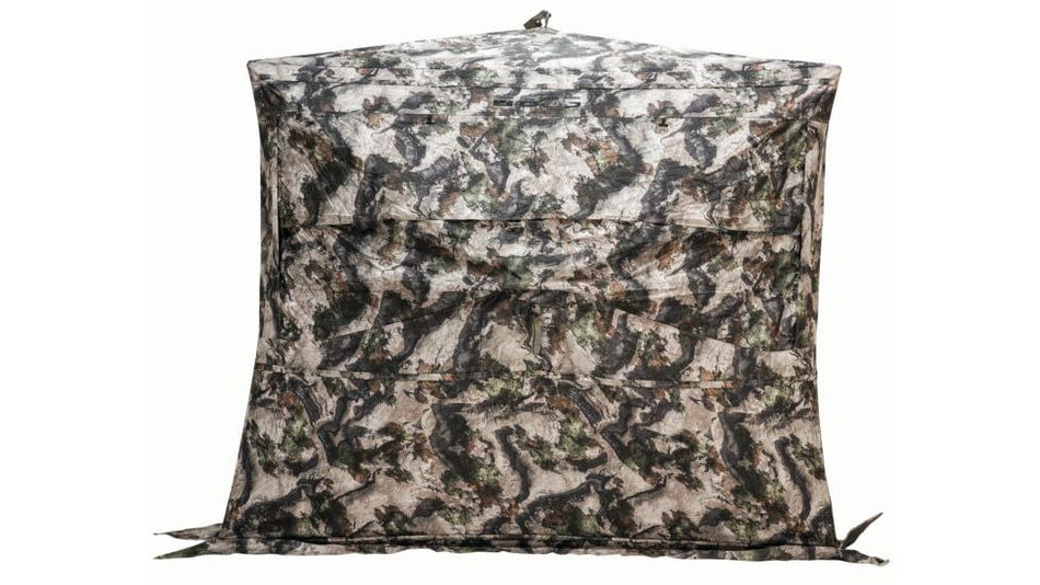 BOG Grave Digger Mossy Oak 4-Person Ground Blind with StealthZip System