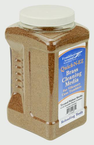 Frankford Arsenal Walnut Hull Case Cleaning Media 5 lb Reusable Plastic Tub