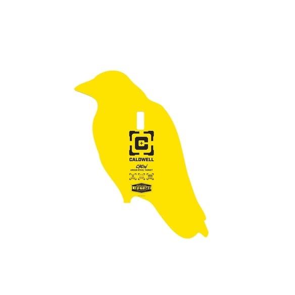 Caldwell Game Series AR500 Steel Crow Silhouette Target Yellow