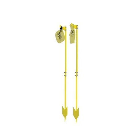Caldwell Yellow AR500 Target Post Rifle-Rated Steel 70" Assembled Length