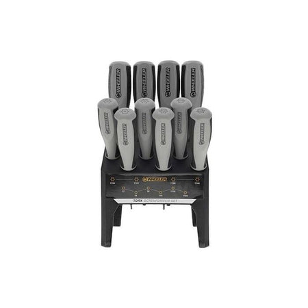 Wheeler 10-Piece Torx Driver Benchtop Set with Ergonomic Handles