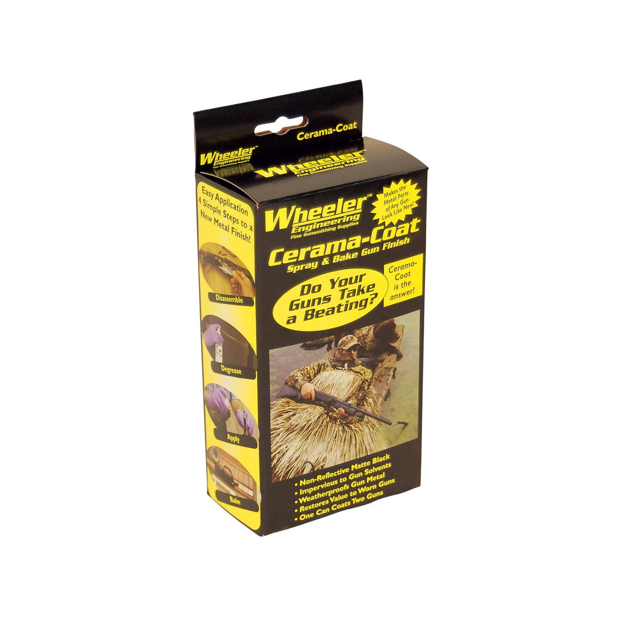 Wheeler Cerama-Coat Black Ceramic Firearm Refinishing Finish 2oz