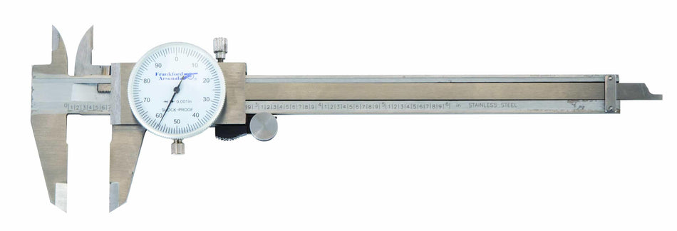Frankford Stainless Steel Dial Caliper for Cartridge and Case Measurement