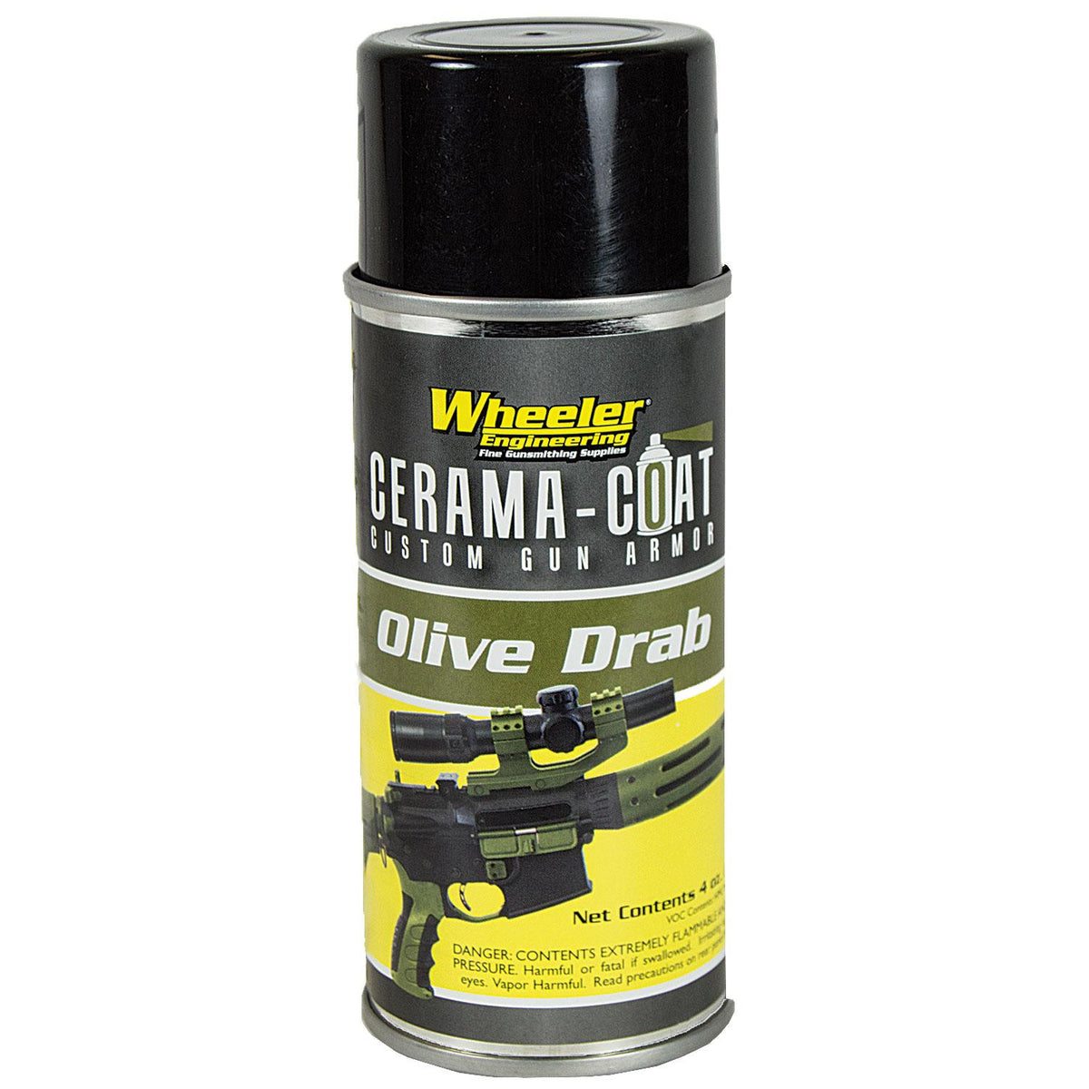 Wheeler Cerama-Coat Ceramic Firearm Finish Olive Drab 2oz Matte