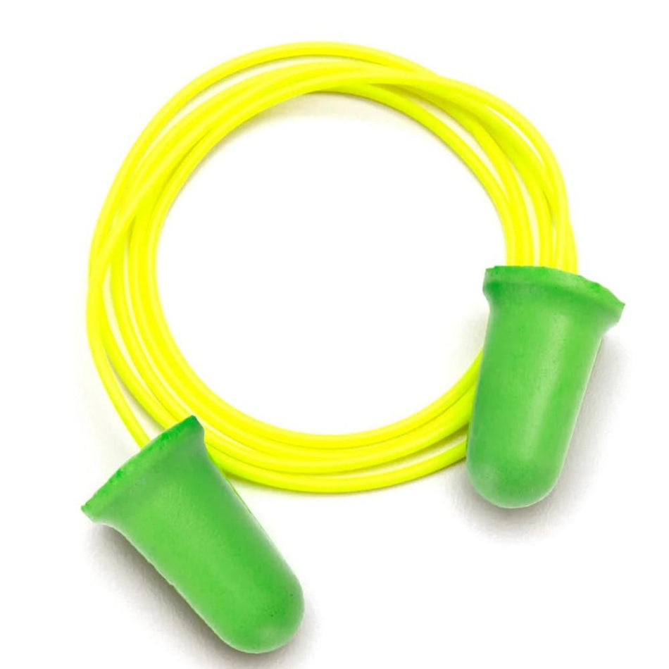Pyramex DP1201 Corded Disposable Foam Ear Plugs 30dB Green Box of 100