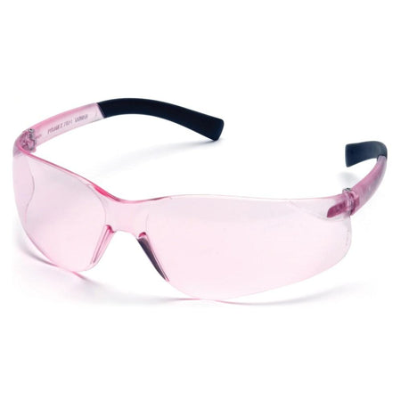 Pyramex Mini ZTek Pink Clear Eyewear and DP1000 Earplug Protection Bundle