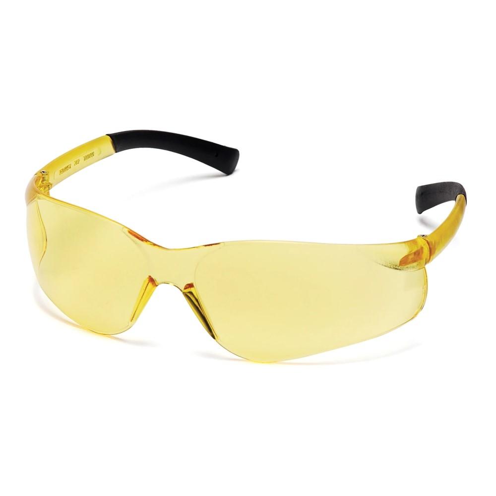 Pyramex ZTek Amber Lens Safety Eyewear and DP1000 Earplug Bundle