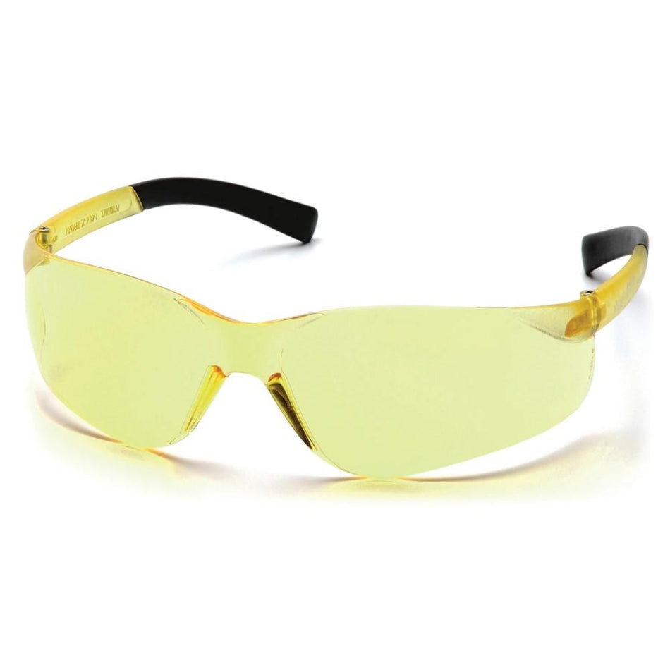 Pyramex Mini Ztek Shooting Glasses Amber with DP1000 Earplugs 32dB