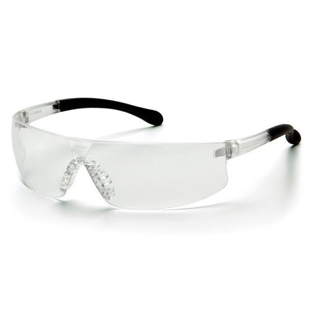 Pyramex Provoq Lightweight Safety Glasses Black with Clear Lens