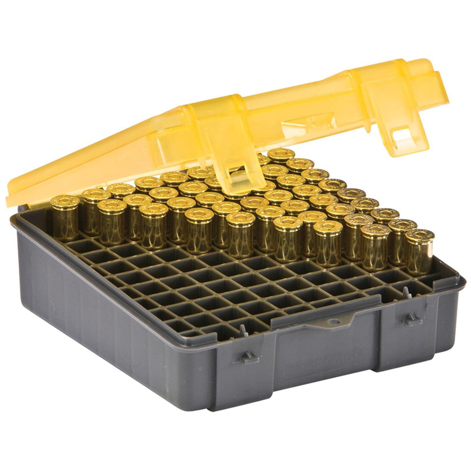 Plano Flip Lid Handgun Ammo Case .357/.38 S&W 100 Rounds