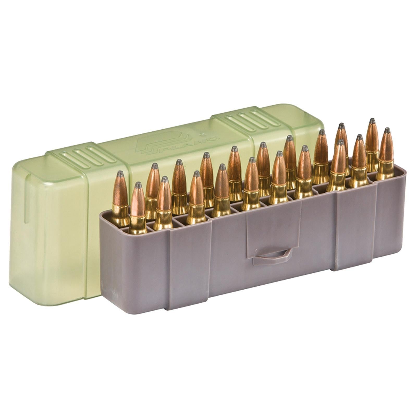Plano Slide Top Rifle Ammo Box 20 Round Hard Shell Storage Case