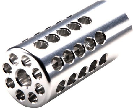 Tactical Solutions 1" Silver .22LR Muzzle Compensator 1/2x28 TPI